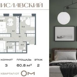 Продажа 3-комн квартиры в новостройке Красногорск, 46К-9030