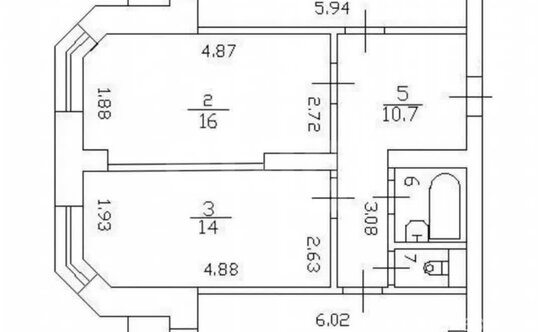 Продажа 3-комн квартиры на вторичном рынке Коллонтай ул,  д. 28,  к. 1