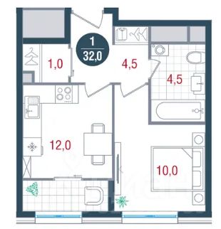 Продажа 1-комн квартиры на вторичном рынке Кавказский бульвар, 51