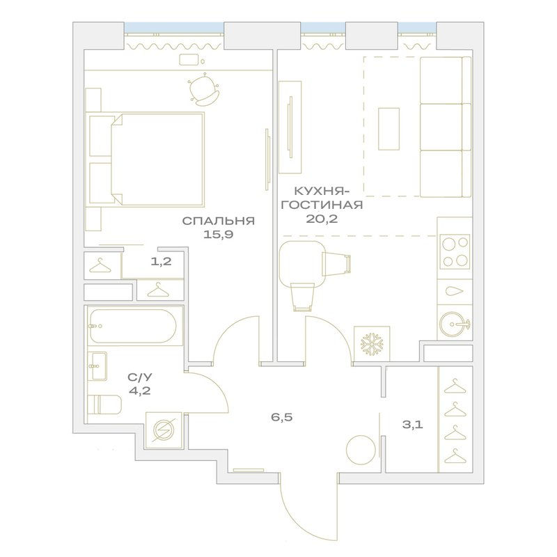 Продажа 1-комн квартиры в новостройке Марьино п., Харлампиева ул.,  к. 11