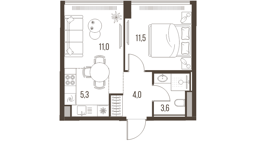 Продажа 1-комн квартиры в новостройке Москва г., Летниковская ул.,  к. 6