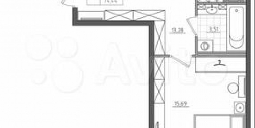 3-комн квартира Прилукская улица,  д. 28