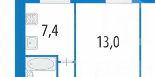 2-комн квартира Скобелевский проспект, 5