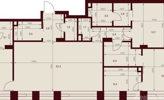 Продажа 3-комн квартиры в новостройке улица Серпуховский Вал,  д. вл7