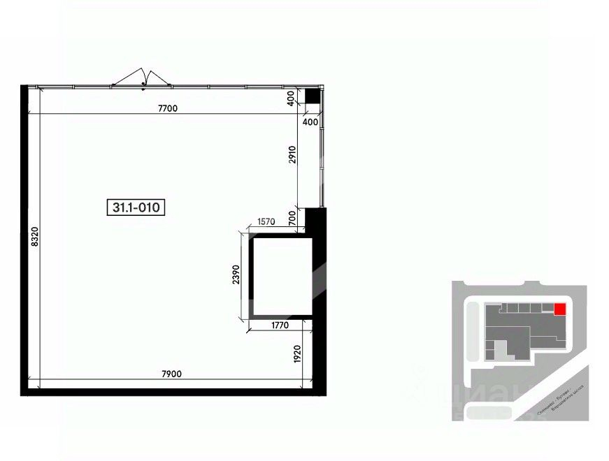 Продажа торгового помещения Смоленская-Сенная пл,  д. 32,  к. 3