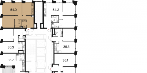 2-комн квартира , ул. Маршала Бирюзова, влд. 1