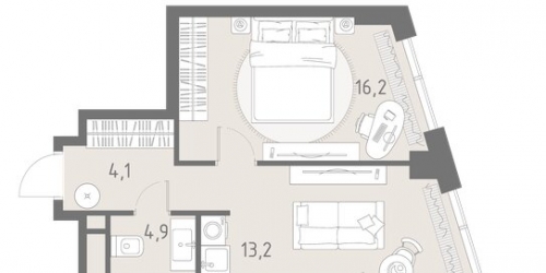 2-комн квартира Верейская улица,  д. 23