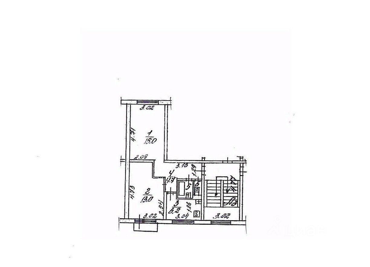 Продажа 2-комн квартиры на вторичном рынке Ивантеевка, Задорожная улица,  д. 24