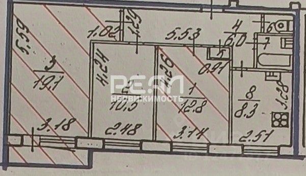 Продажа 3-комн квартиры на вторичном рынке 2-я Комсомольская улица, 40К1