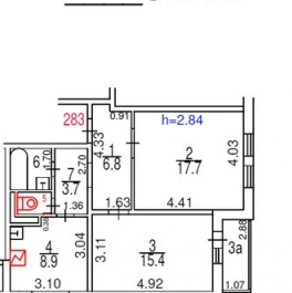 Продажа 2-комн квартиры на вторичном рынке Подольск, Юбилейная улица,  д. 1 к2