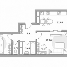 Продажа 2-комн квартиры на вторичном рынке Балашиха, ул Лукино,  д. 53А