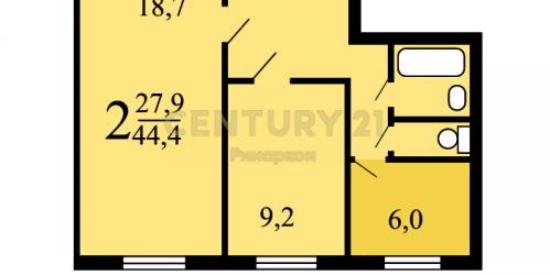 2-комн квартира Харьковская улица, 8к1