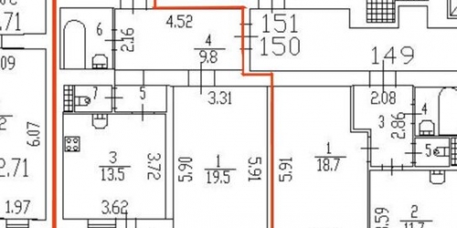 2-комн квартира Науки пр-кт,  д. 19,  к. 2