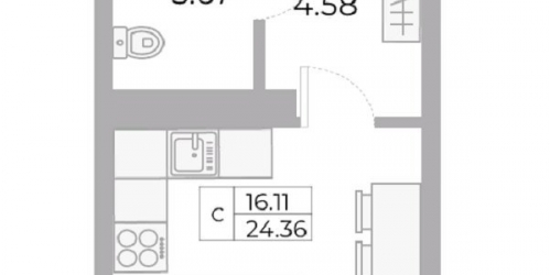 Студия Таллинская ул. ,  д. 11,  к. с