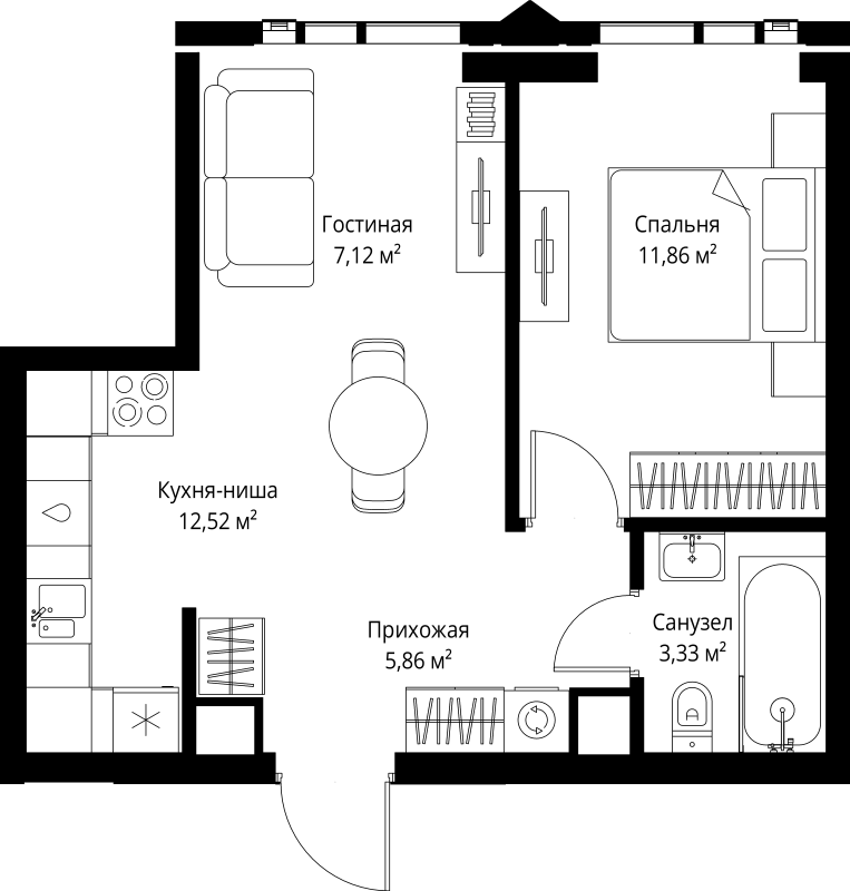 Продажа 1-комн квартиры в новостройке Москва г., 3-й Силикатный проезд,  к. Leo