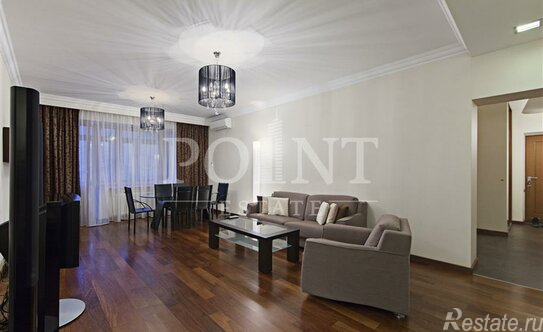 Аренда 3-комн квартиры на вторичном рынке переулок Сивцев Вражек,  д. 20