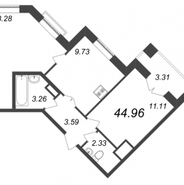 Продажа 2-комн квартиры в новостройке Санкт-Петербург г., Сызранская ул., к. 1 Продажа 2-комн квартиры в новостройке Санкт-Петербург г., Сызранская ул., к. 1