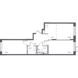 Продажа 2-комн квартиры в новостройке Алхимово д., Рязановское ш., к. 7 Продажа 2-комн квартиры в новостройке Алхимово д., Рязановское ш., к. 7