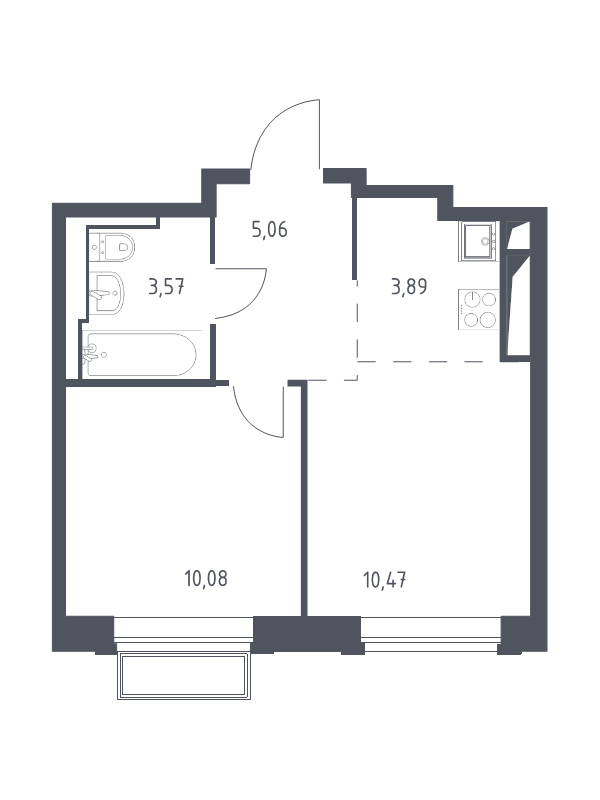 Продажа 1-комн квартиры в новостройке Мытищи г., Трудовая ул.,  к. 2