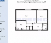 Продать Квартиры вторичка Краснопутиловская ул  77 