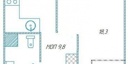 1-комн квартира Ланская ул ,  д. 57