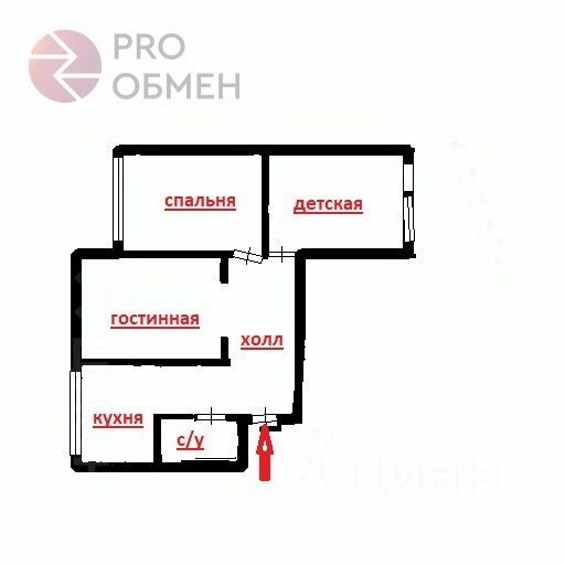 Аренда 3-комн квартиры на вторичном рынке улица Ивана Бабушкина,  д. 3