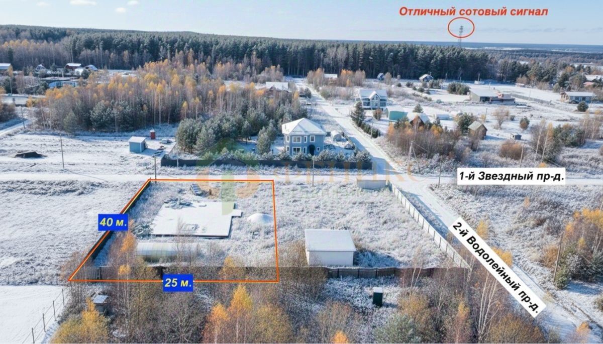 Продажа земли Созвездие Водолея ДНП, проезд 1-й Звездный