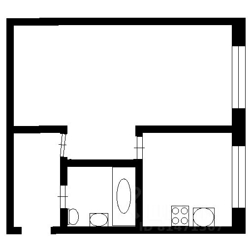 Аренда 1-комн квартиры на вторичном рынке Хоругвино д, Химки снт,  д. 32