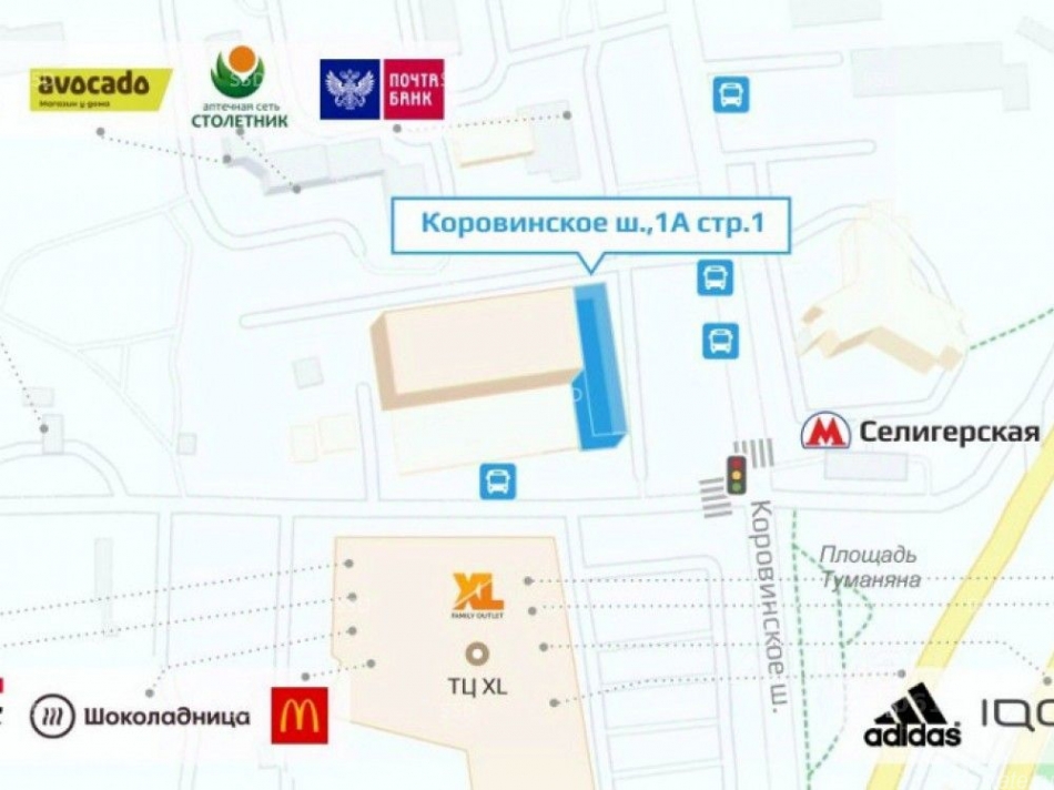 Продажа торгового помещения Коровинское ш,  д. 1А с2