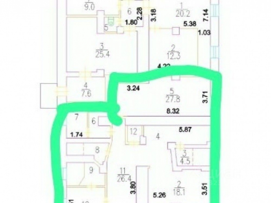 Продажа торгового помещения Харитоньевский Б. пер,  д. 9