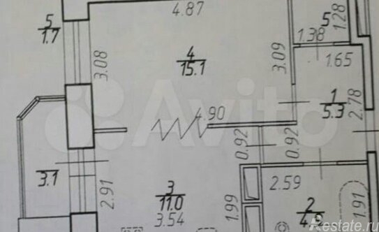 Продажа 1-комн квартиры на вторичном рынке Новый Оккервиль, пр-кт Строителей,  д. 6