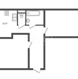 Продажа 2-комн квартиры на вторичном рынке улица Бабушкина