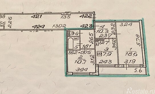 Продажа 2-комн квартиры на вторичном рынке Кузнецова пр-кт,  д. 21