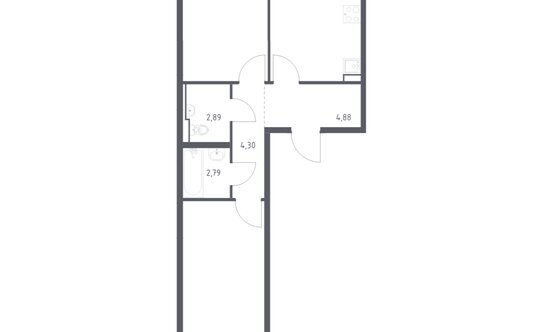 Продажа 2-комн квартиры на вторичном рынке Аэростатная улица