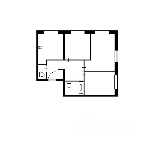 Продажа 3-комн квартиры на вторичном рынке Ильменский проезд, 17к2