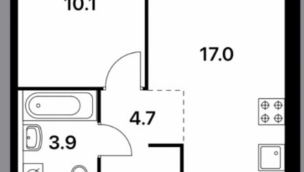 2-комн квартира Ясеневая улица, 12к5