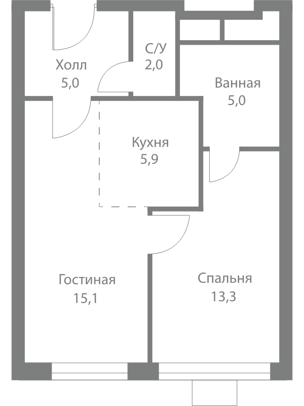 Продажа 1-комн квартиры в новостройке Москва г., Сколковское ш.,  к. 4