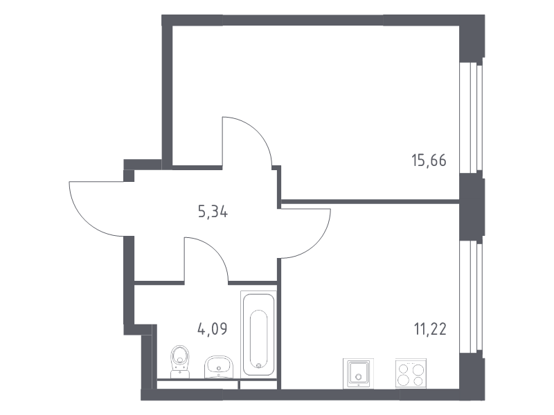 Продажа 1-комн квартиры в новостройке Королёв г., Тихонравова ул.,  к. 1