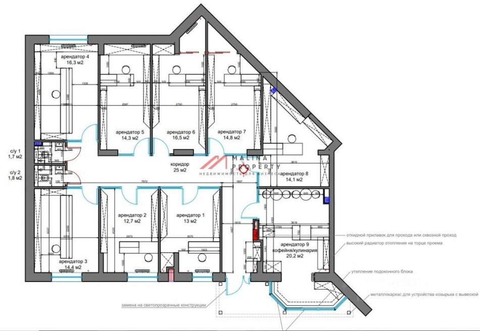 Продажа торгового помещения Подольск г, Климовск мкр, Больничный проезд,  д. 2,  к. 1