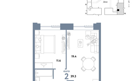 Продажа 2-комн квартиры в новостройке ул Иловайская,  д. 3,  к. 7