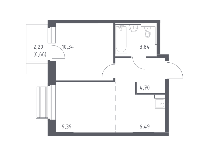 Продажа 1-комн квартиры в новостройке Лайково с., Лесная ул.,  к. 56