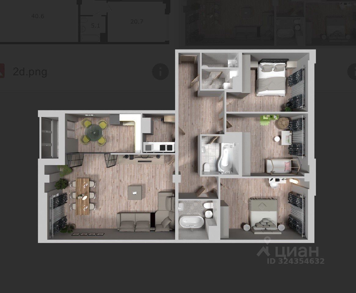 Продажа 3-комн квартиры на вторичном рынке Новгородская улица, 23