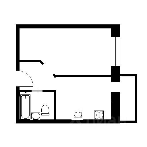 Аренда 1-комн квартиры на вторичном рынке улица Русановская, 18к1