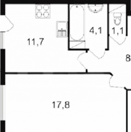 Продажа 1-комн квартиры на вторичном рынке ул Асафьева,  д. 5,  к. 1