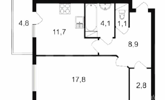 Продажа 1-комн квартиры на вторичном рынке ул Асафьева,  д. 5,  к. 1