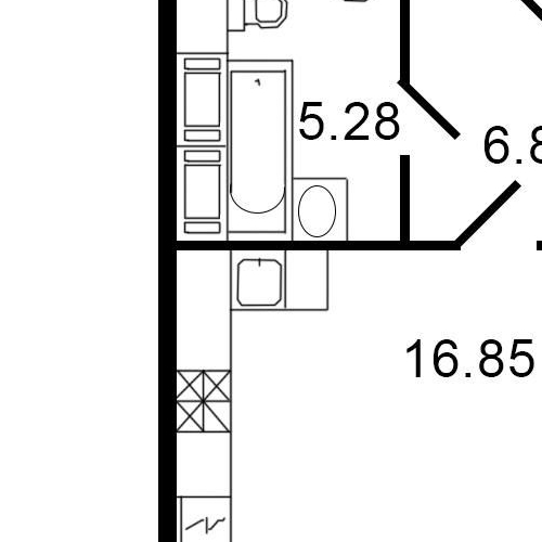 1-комн квартира проспект Обуховской обороны, 195