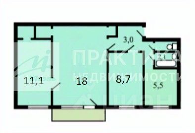 Продажа 3-комн квартиры на вторичном рынке улица Плеханова, 18К2