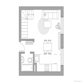 Продажа студии Ленинский, Московская область, Ленинский район, д. Жабкино, ул. Троицкая