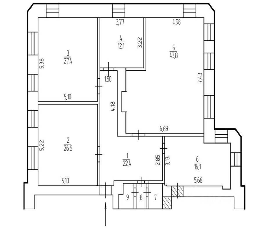 Аренда офиса Яузский б-р,  д. 13,  к. 3