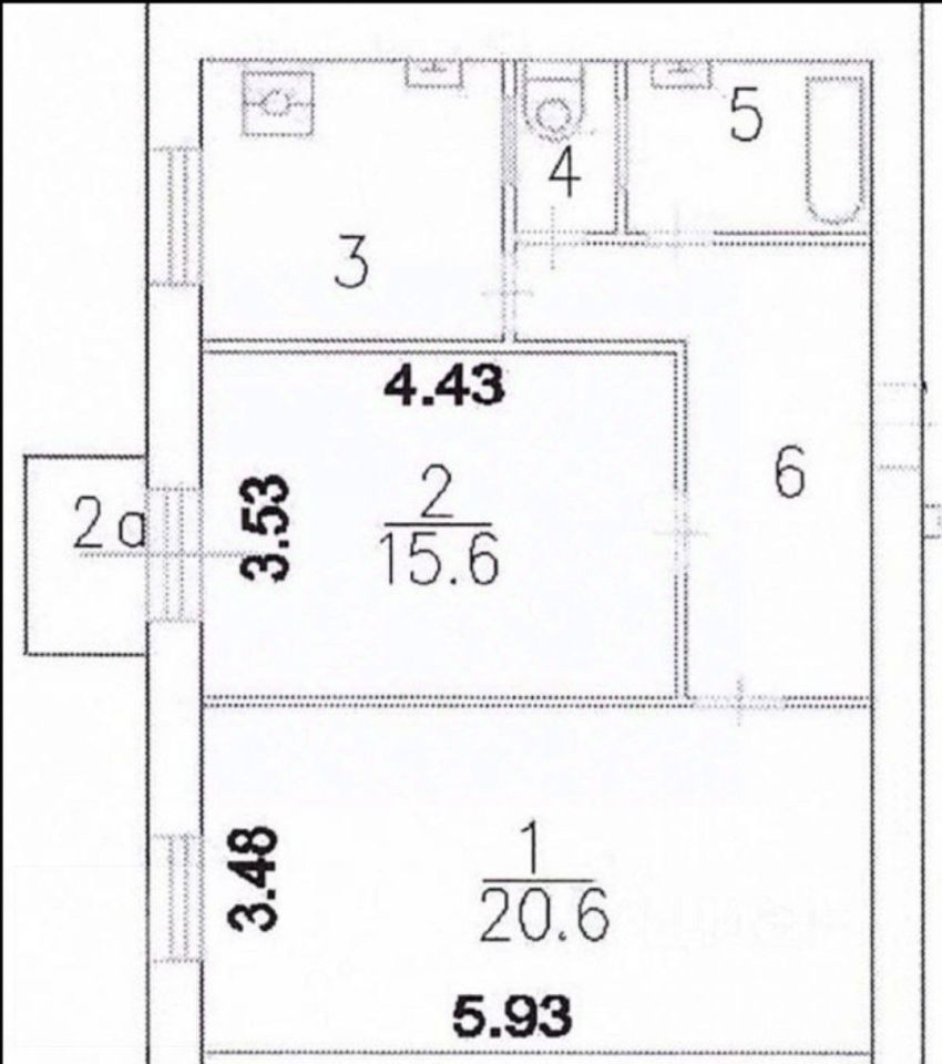 Продажа 2-комн квартиры на вторичном рынке Открытое шоссе, 2К3